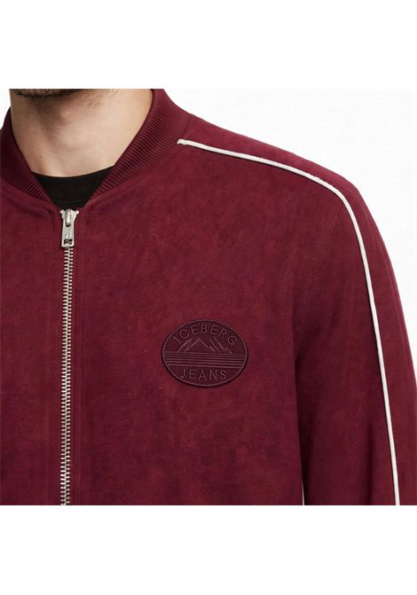 Giacca Bomber Felpa Uomo Iceberg Jeans con Zip ICEBERG | O041 PPM14624